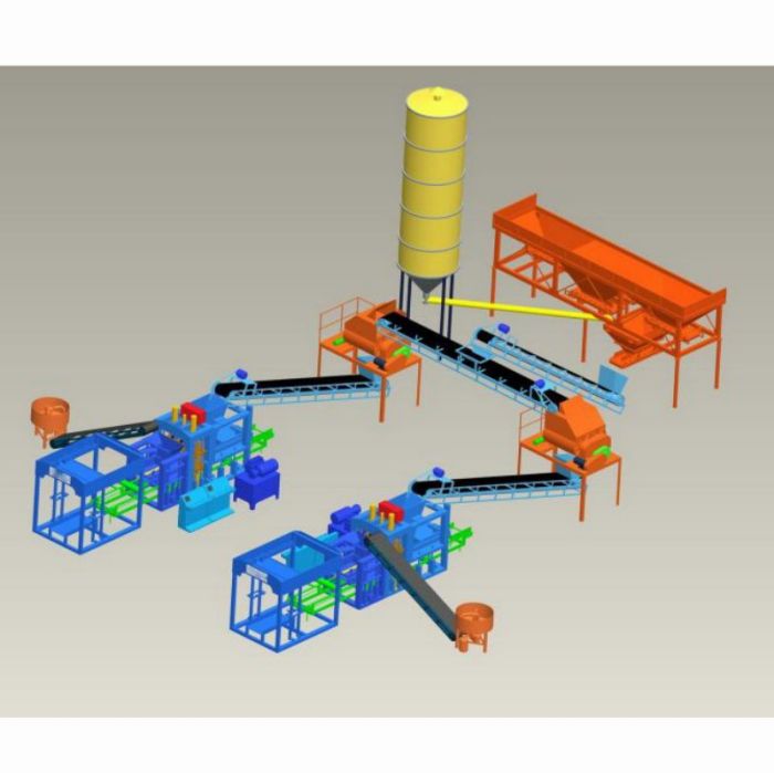智能免燒砌塊生產(chǎn)線(xiàn)